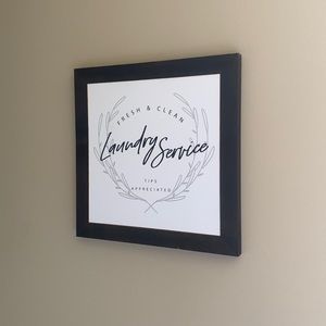 Laundry Room Wall Sign Decor